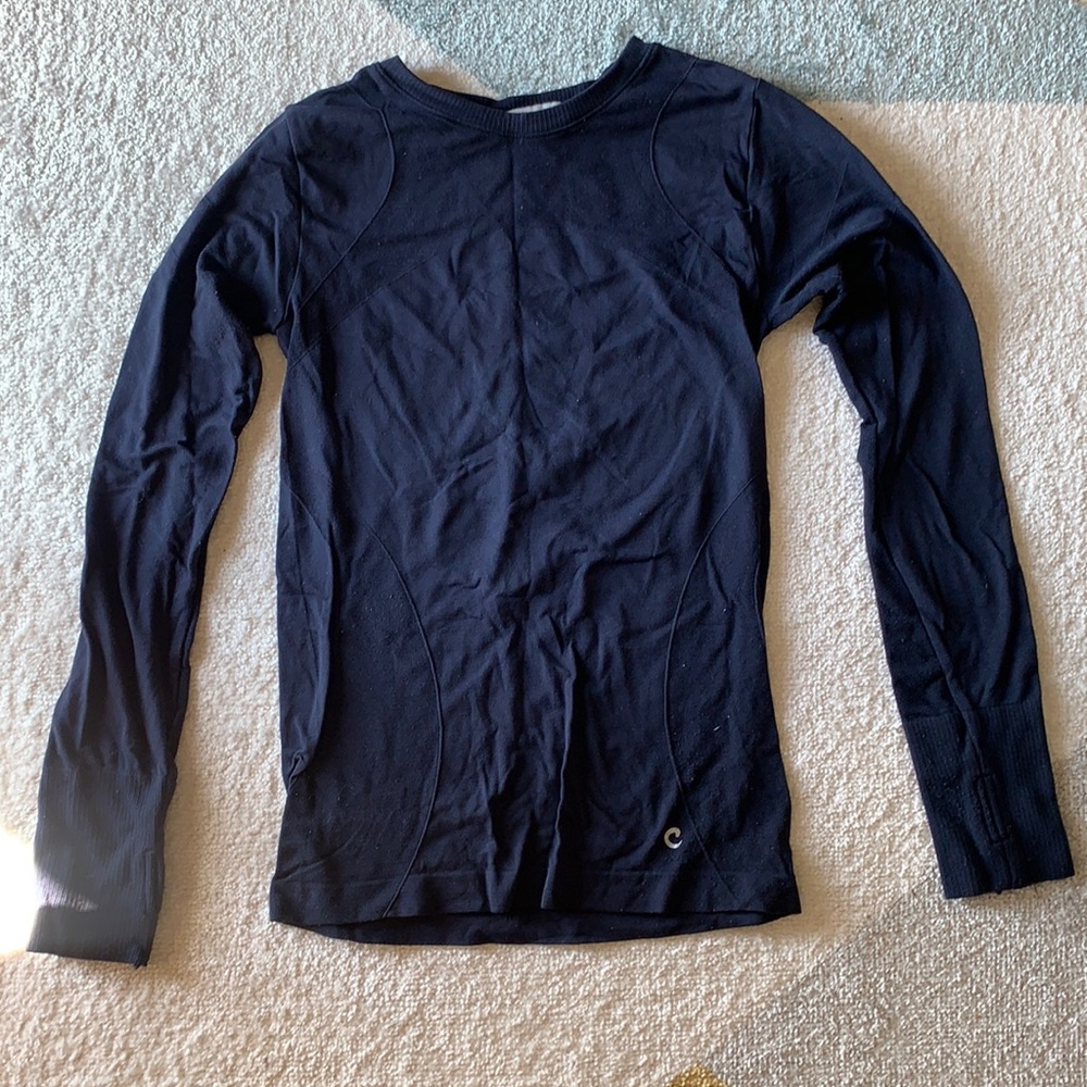 CORE Andrea Jovine Navy Longsleeve Workout Top